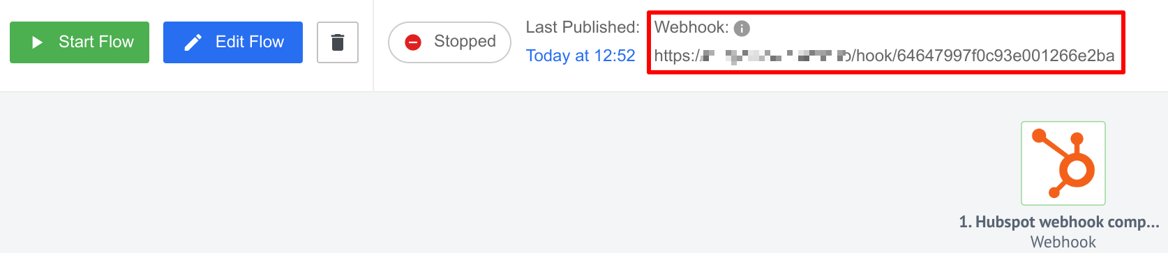 Webhook url