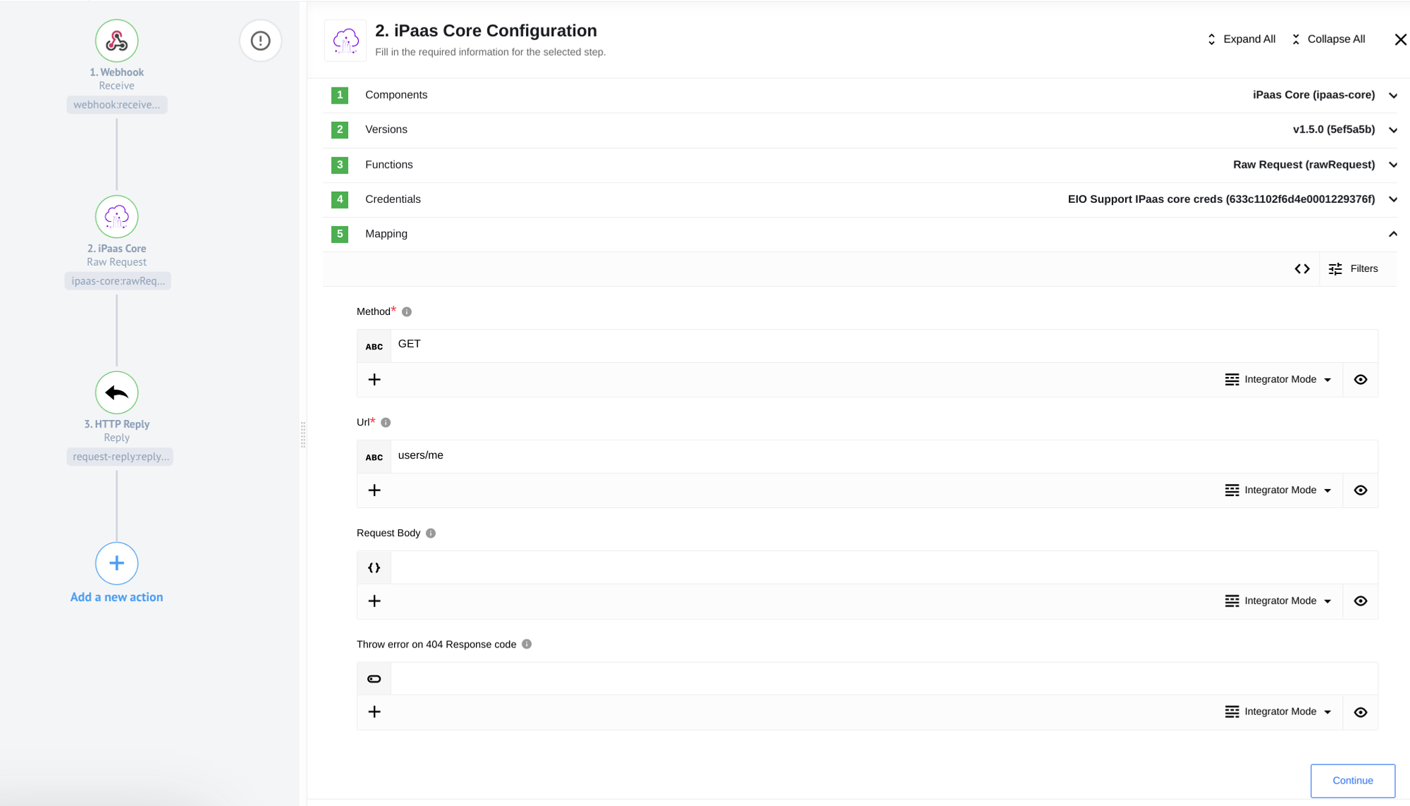 raw Request mapping