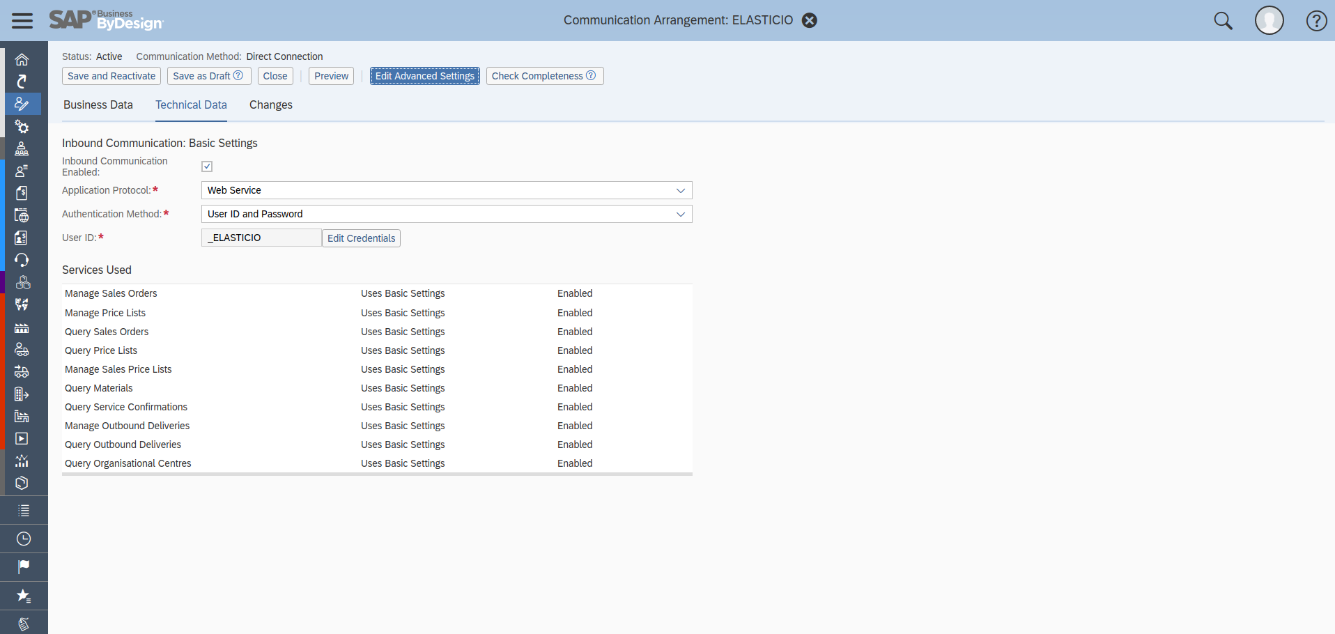 Work Center and View Assignment tab