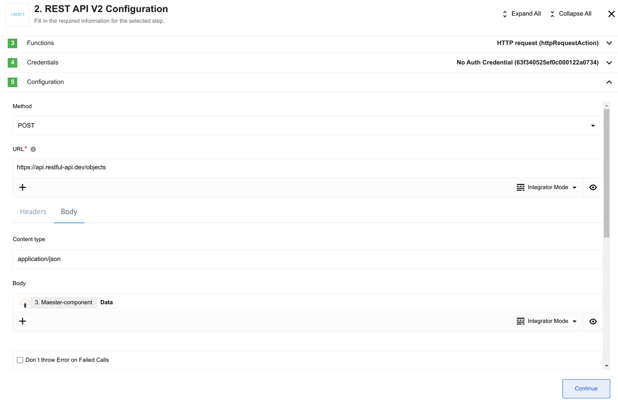 REST API v2 Configuration