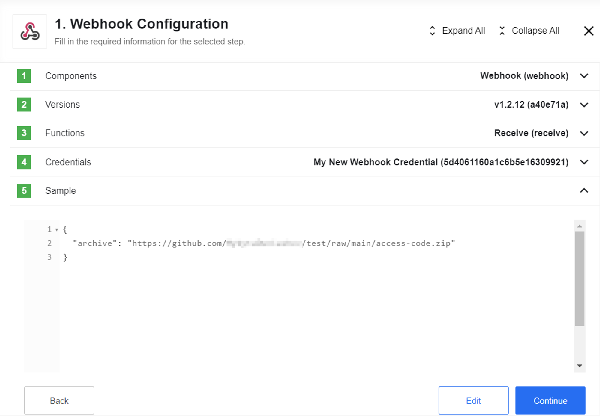 Webhook Configuration